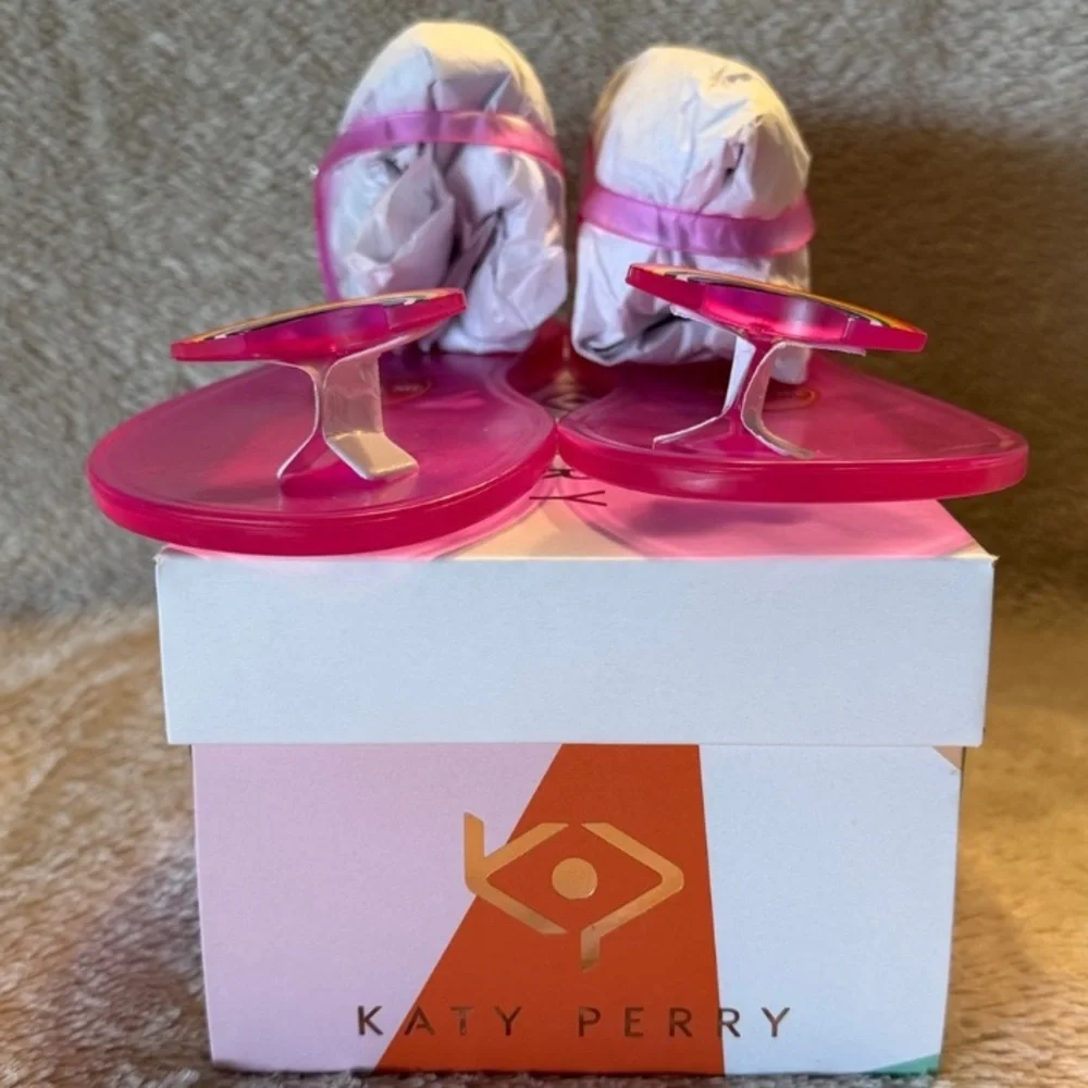 KATY PERRY The Geli Pink Rainbow Sandals - Picture 5 of 9